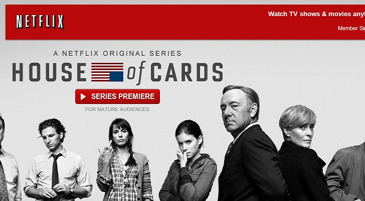 Ironiquement, Canal + a diffusé la saison 2 de House of Cards, la série phare de Netflix